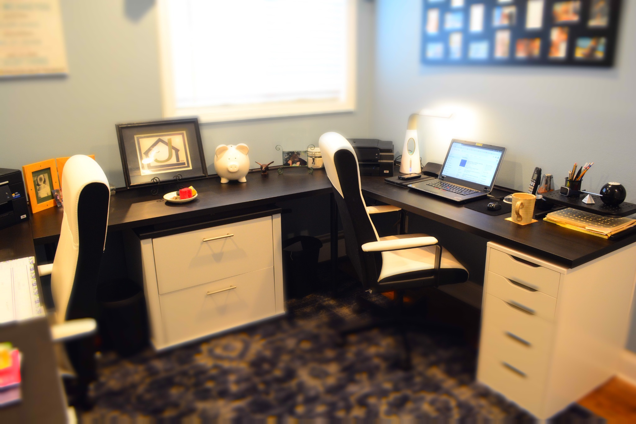 Home office after transformation